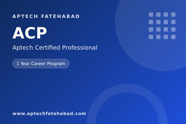 ACP - Aptech Certified Professional