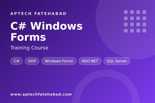 Window Forms in C# Training