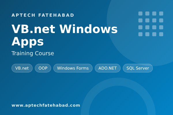 VB.net Windows Application Training